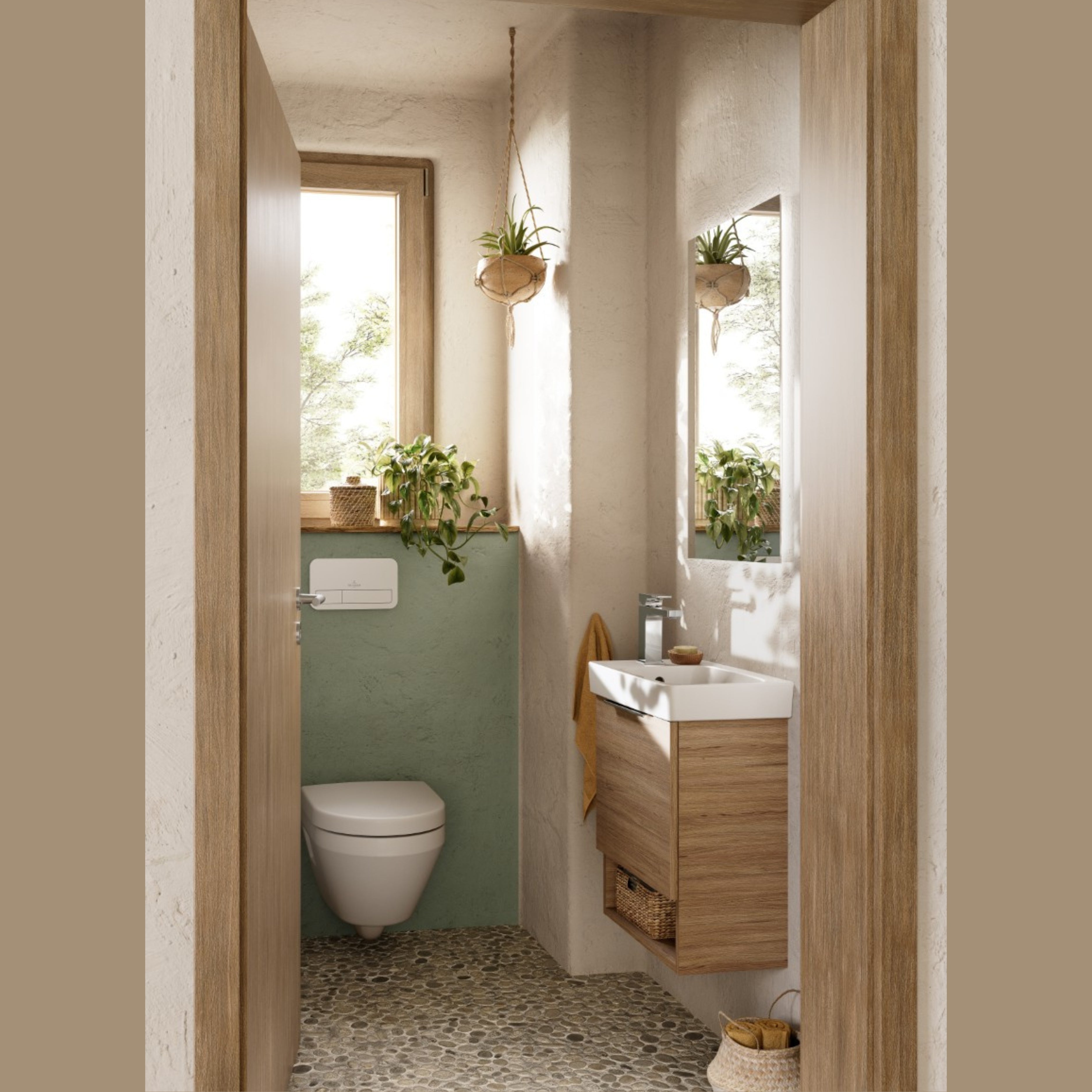 ARCHITECTURA SQUARE BASIN MIXER (WITH POP-UP-WASTE)