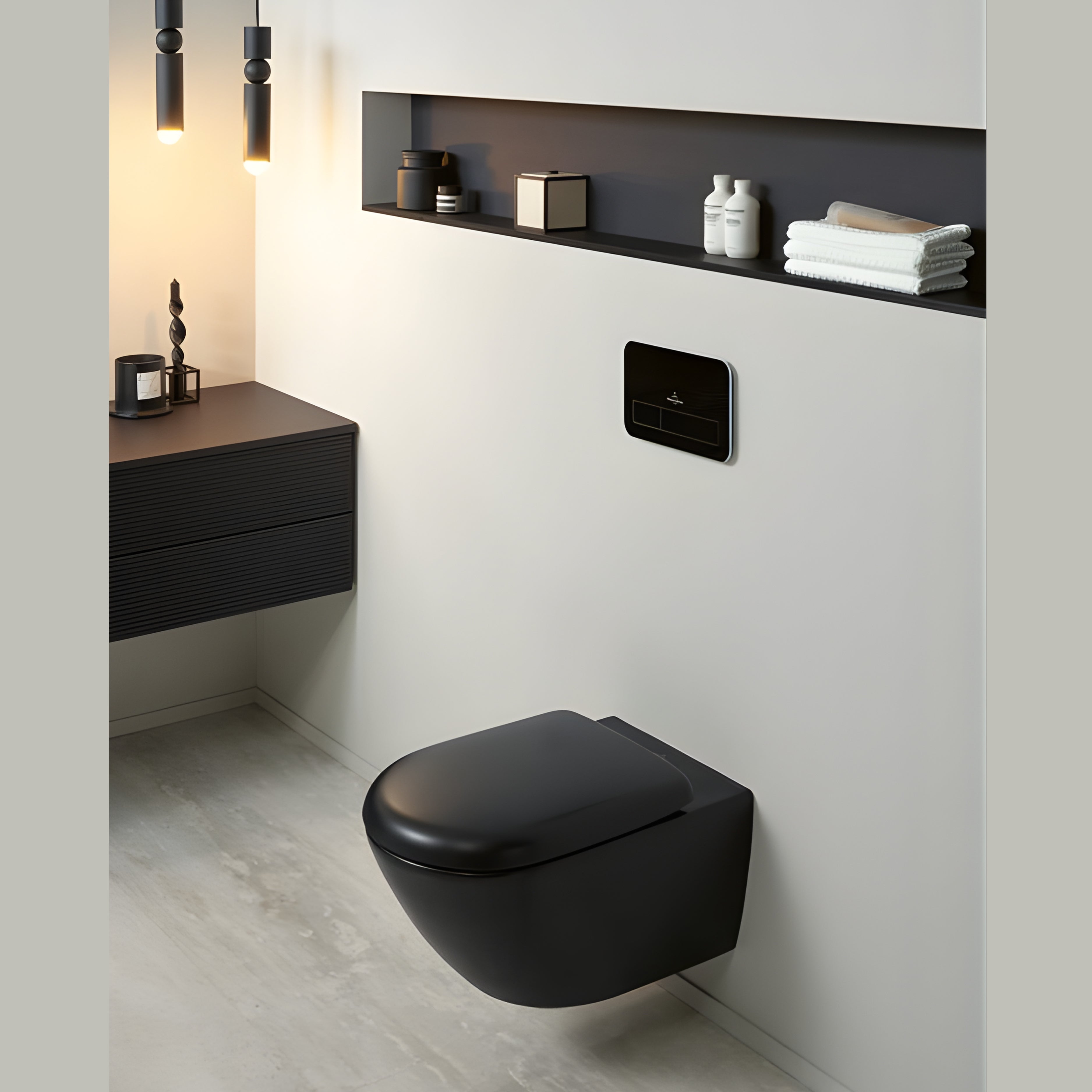 ANTAO WM WC PAN PURE BLACK