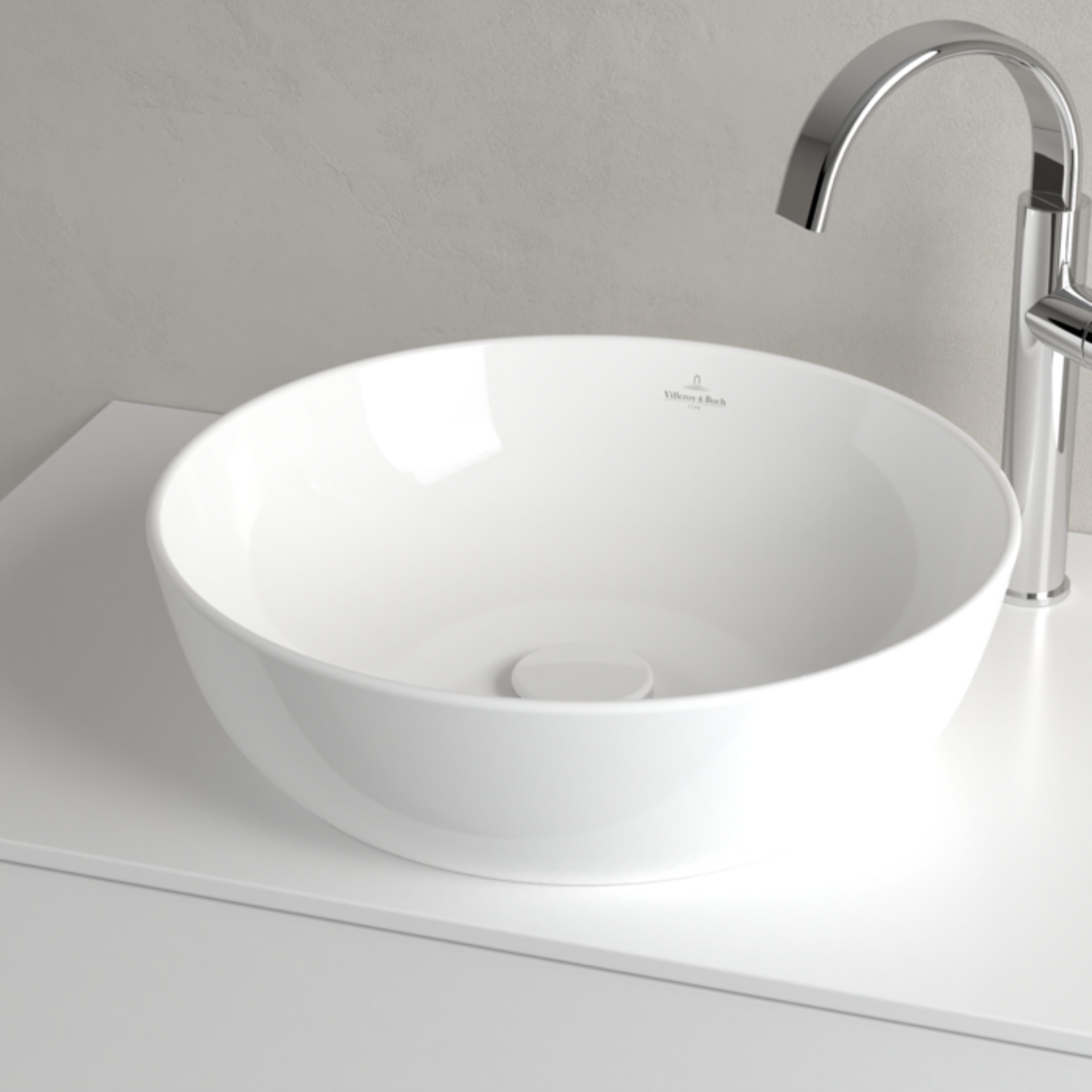 ARTIS SURFACE MOUNTED WASHBASIN 43 CM ROUND