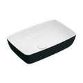 ARTIS SURFACE MOUNTED WASHBASIN 58 CM RECTANGULAR BLACK