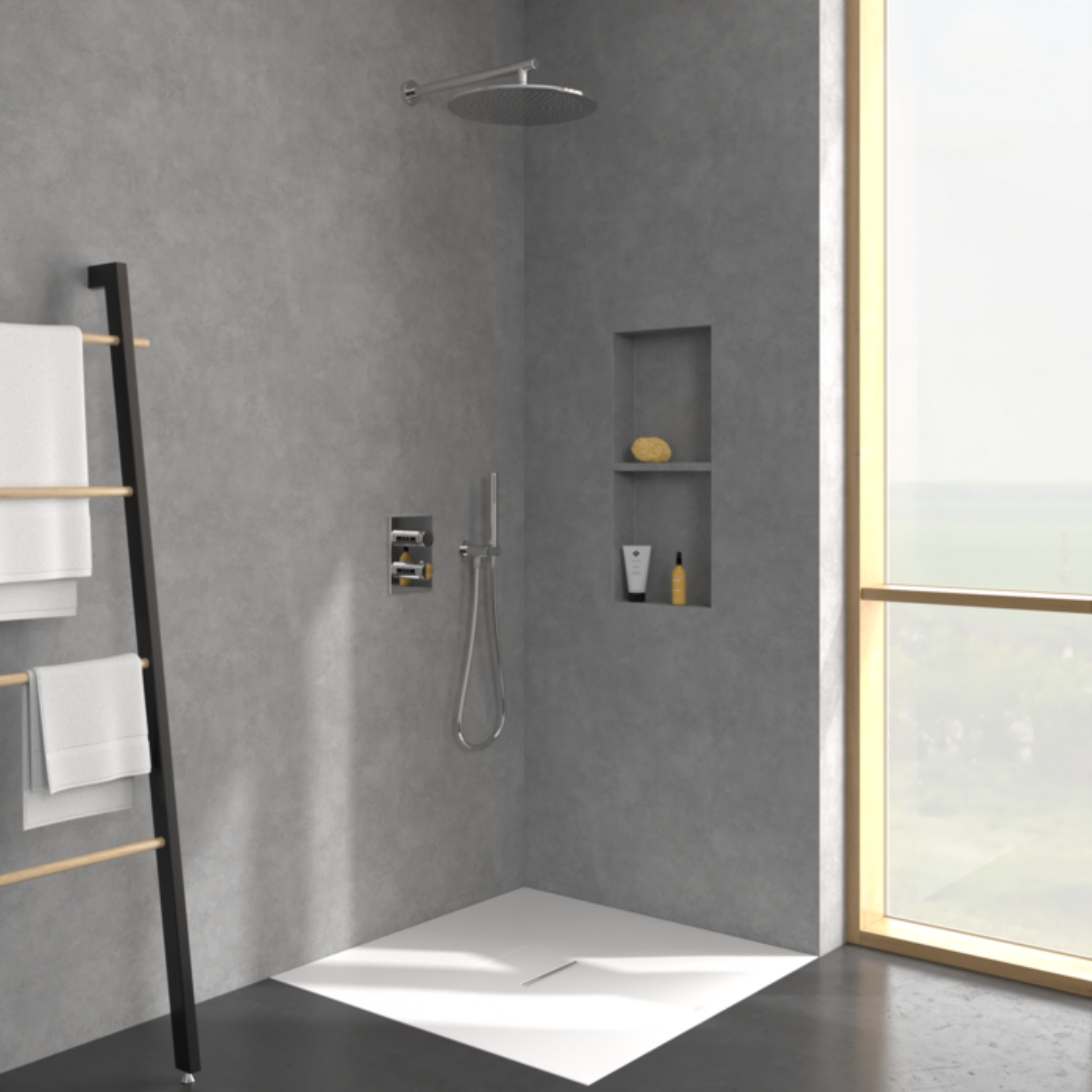 GENERIC HEAD SHOWER 350 MM ROUND