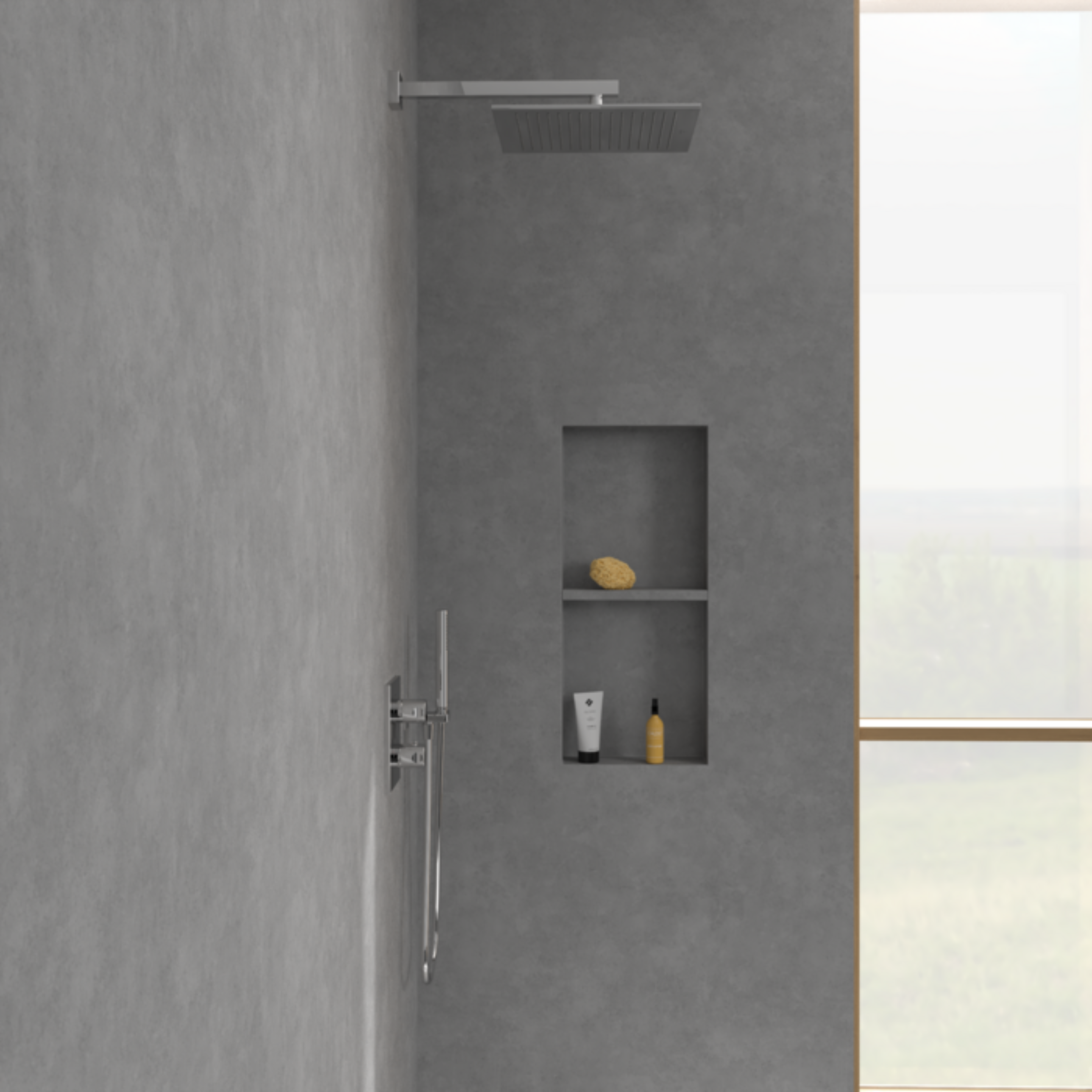 GENERIC HEAD SHOWER 350 MM SQUARE