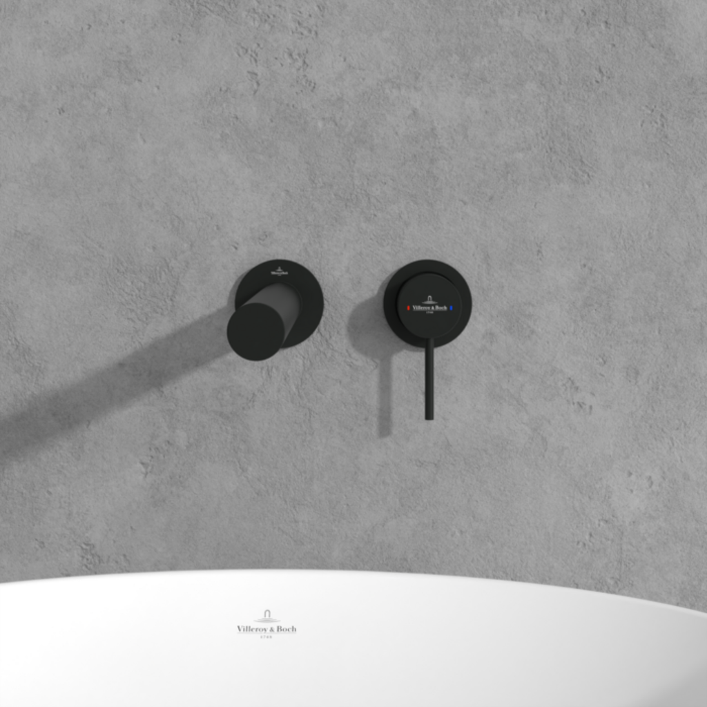 LOOP & FRIENDS WM 2-HOLE BASIN MIXER (W/O POP-UP WASTE)