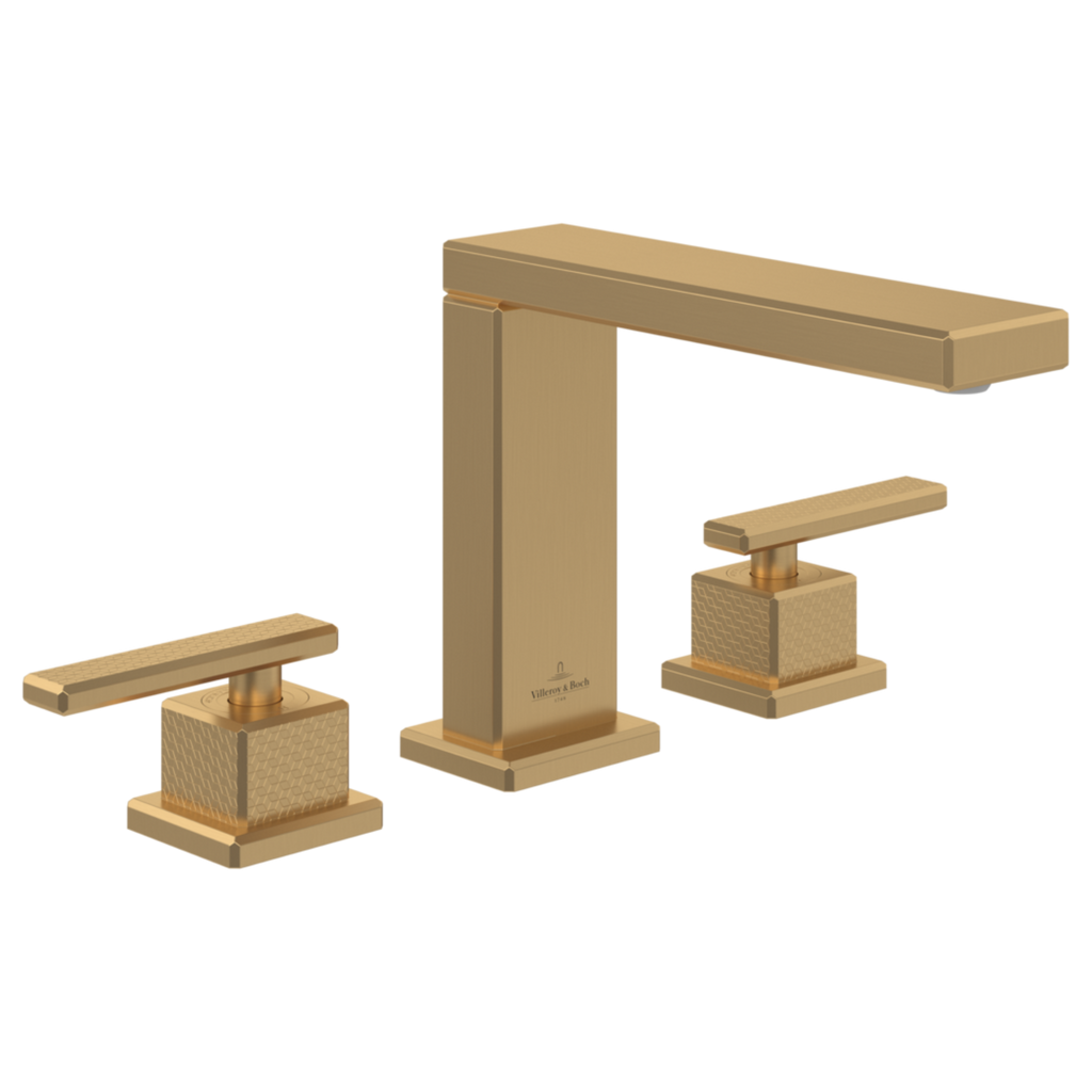 METTLACH DECK MOUNTED 3-HOLE BASIN MIXER (W/O POP-UP WASTE)