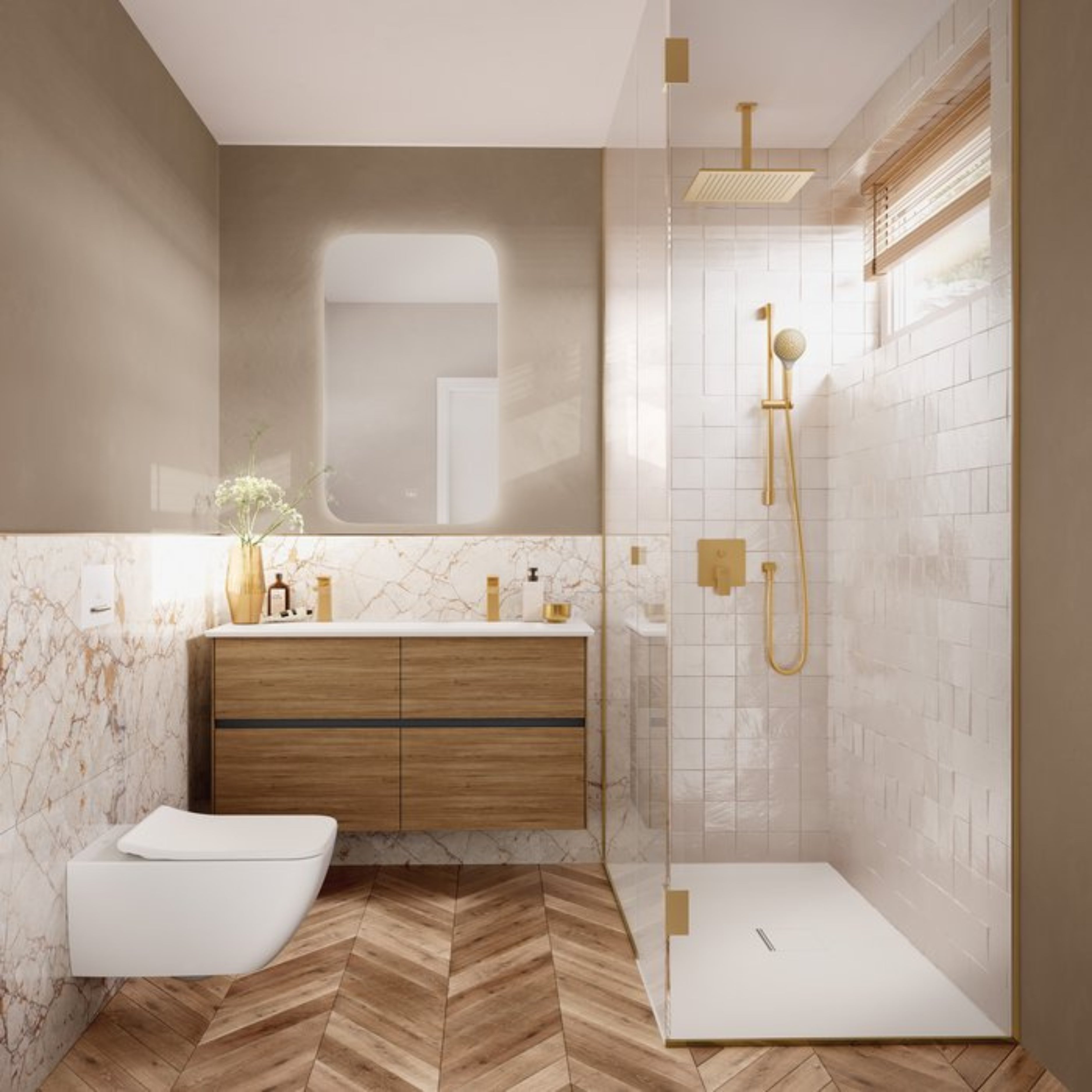 SHOWER ARM CEILING SQUARE