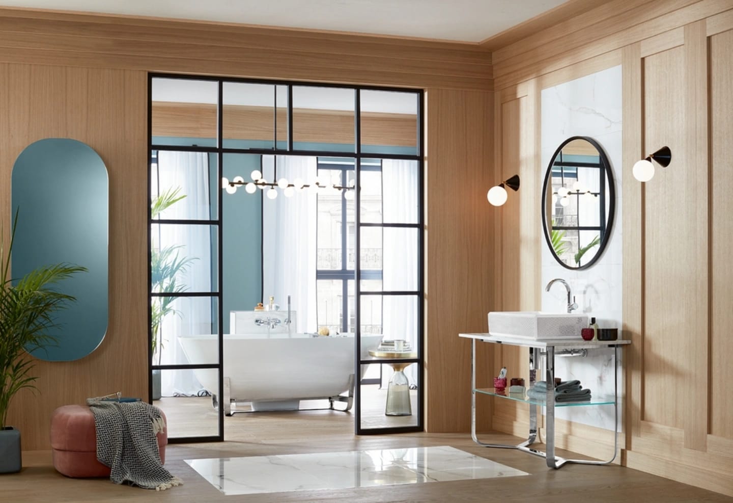 Luxury bathroom interior