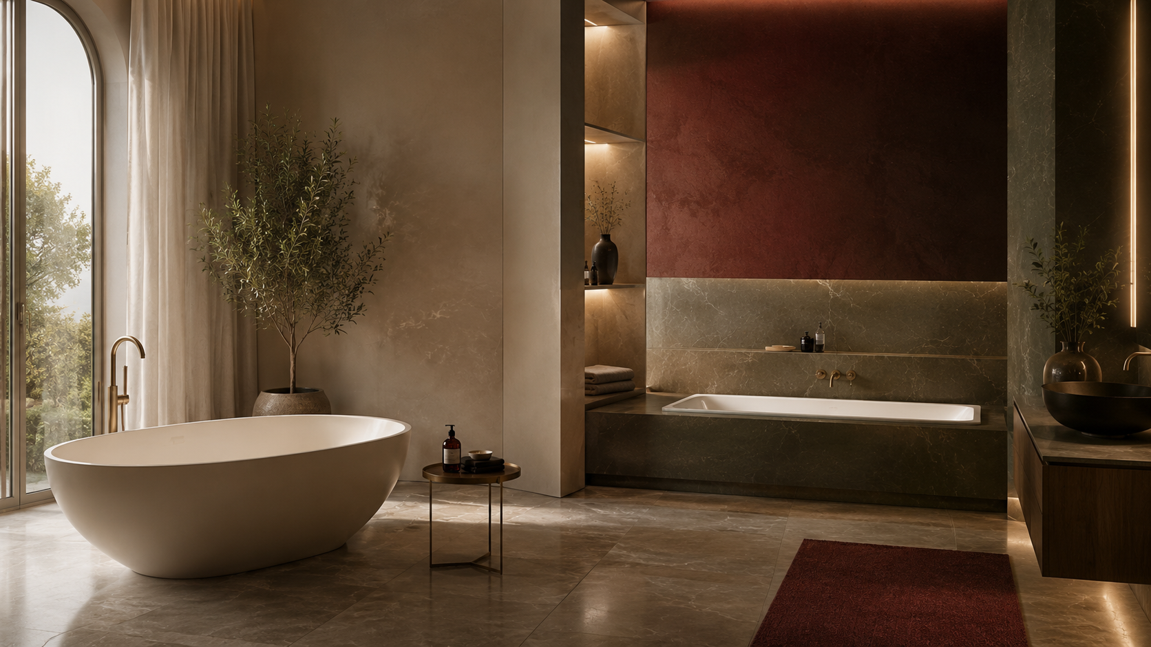 Luxury bathtub collection at Designers World