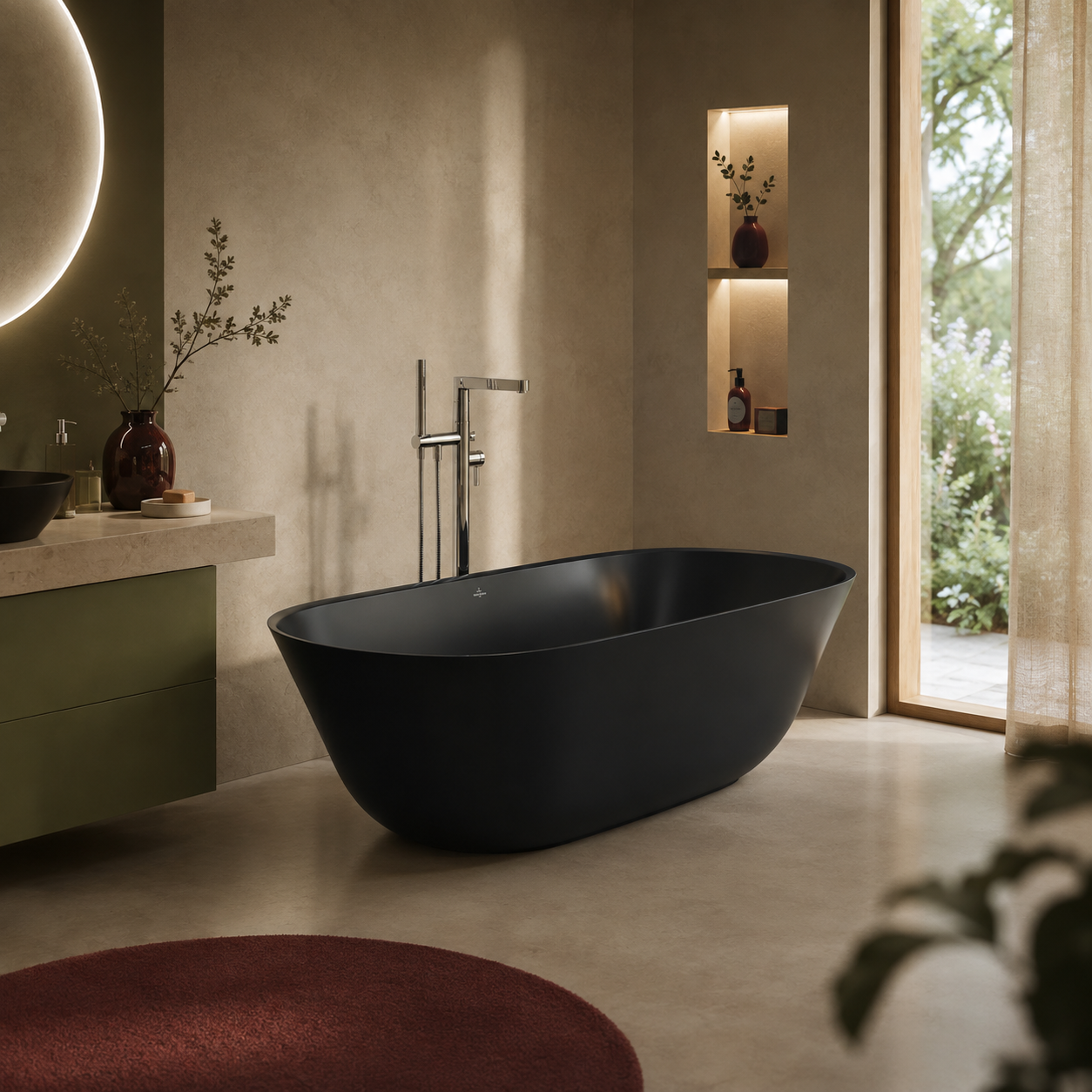 Villeroy & Boch Theano bathtub lifestyle