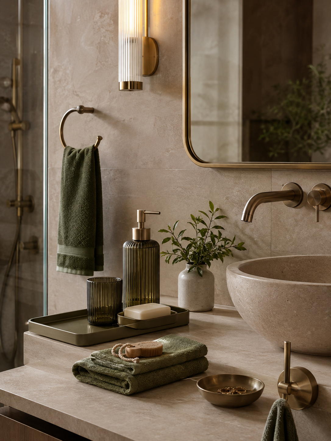 Luxury bathroom accessories