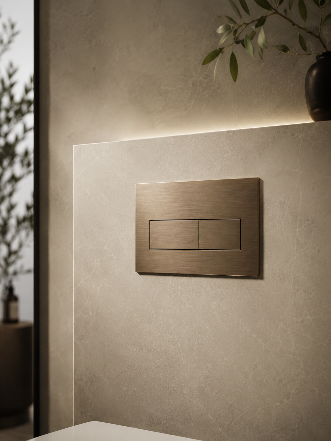 Luxury flush plates