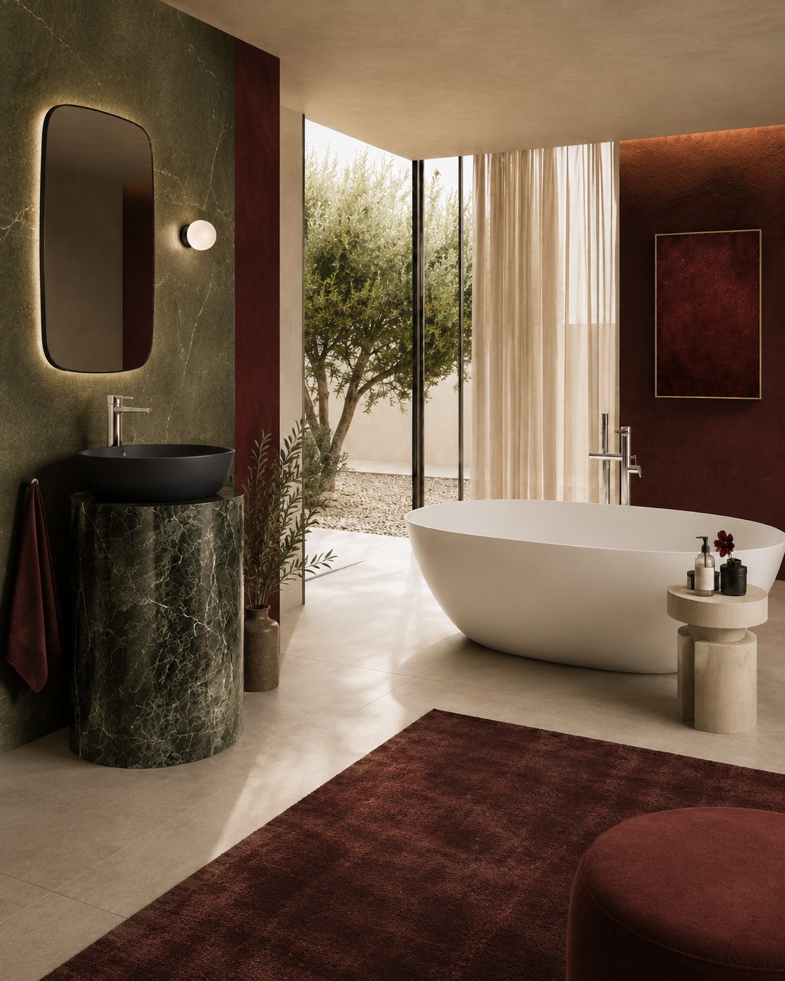 Luxury bathroom featuring Designers World collections
