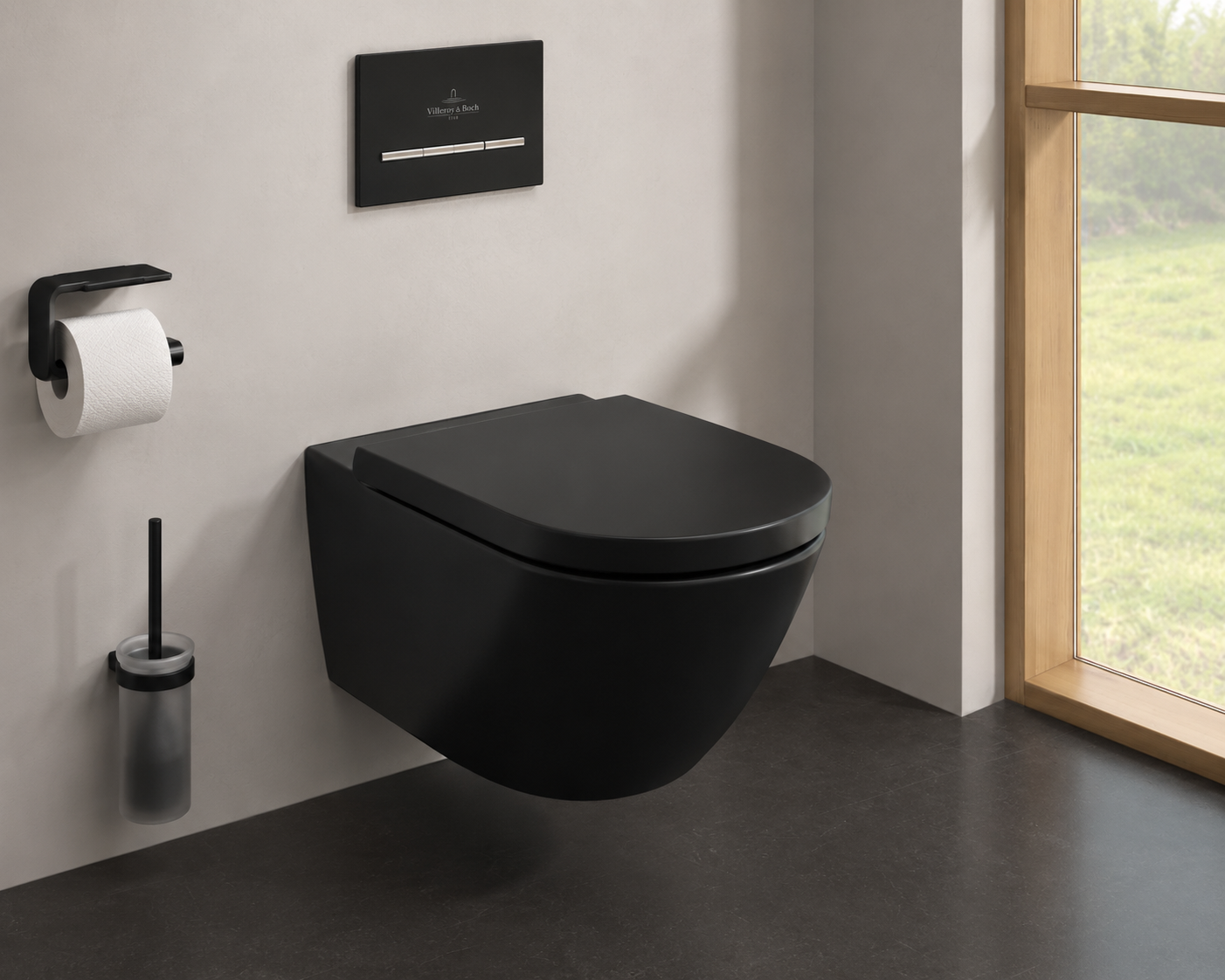 Villeroy & Boch Subway 3.0 Washdown Toilet Pure Black