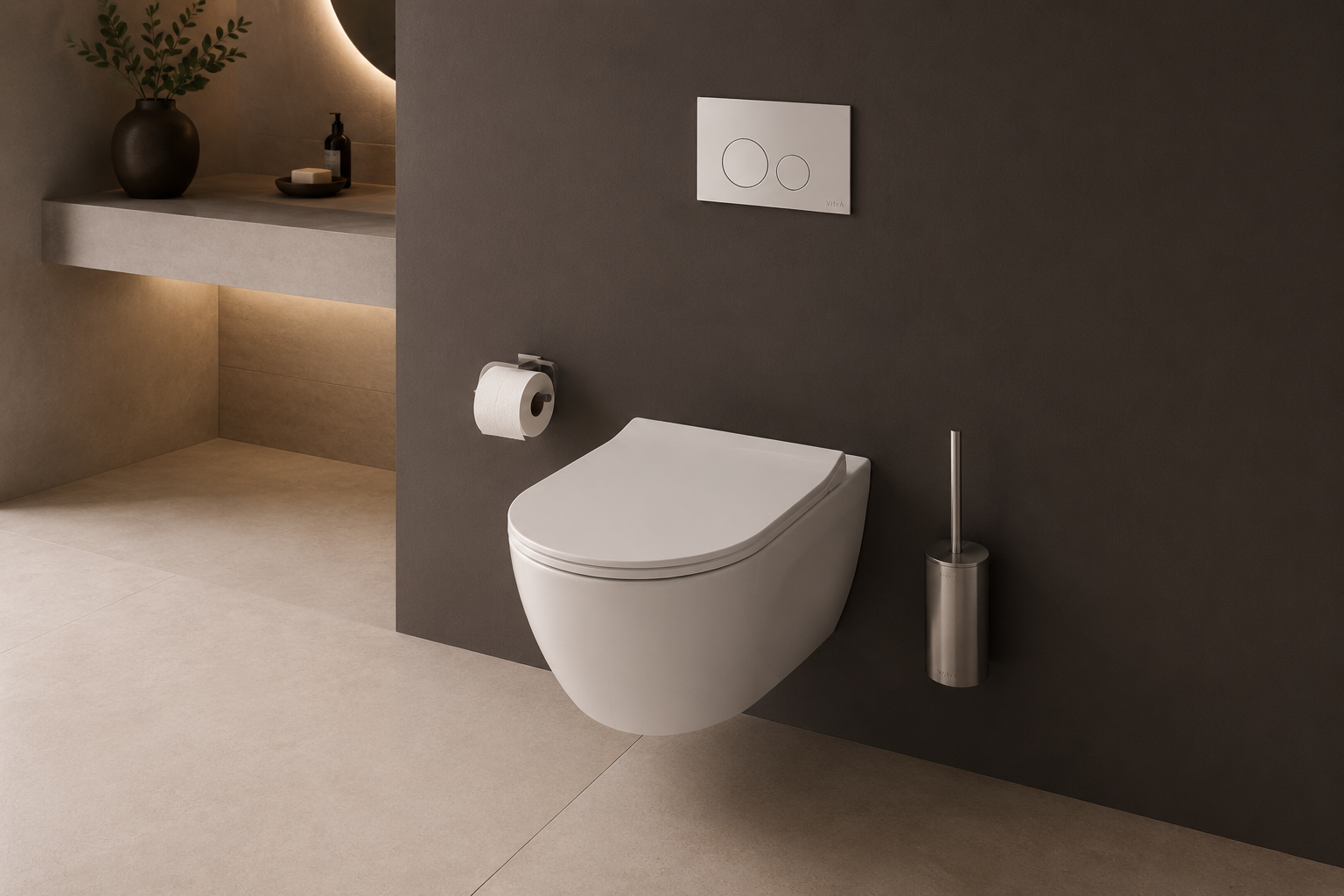 VitrA luxury wall-hung WC bathroom collection