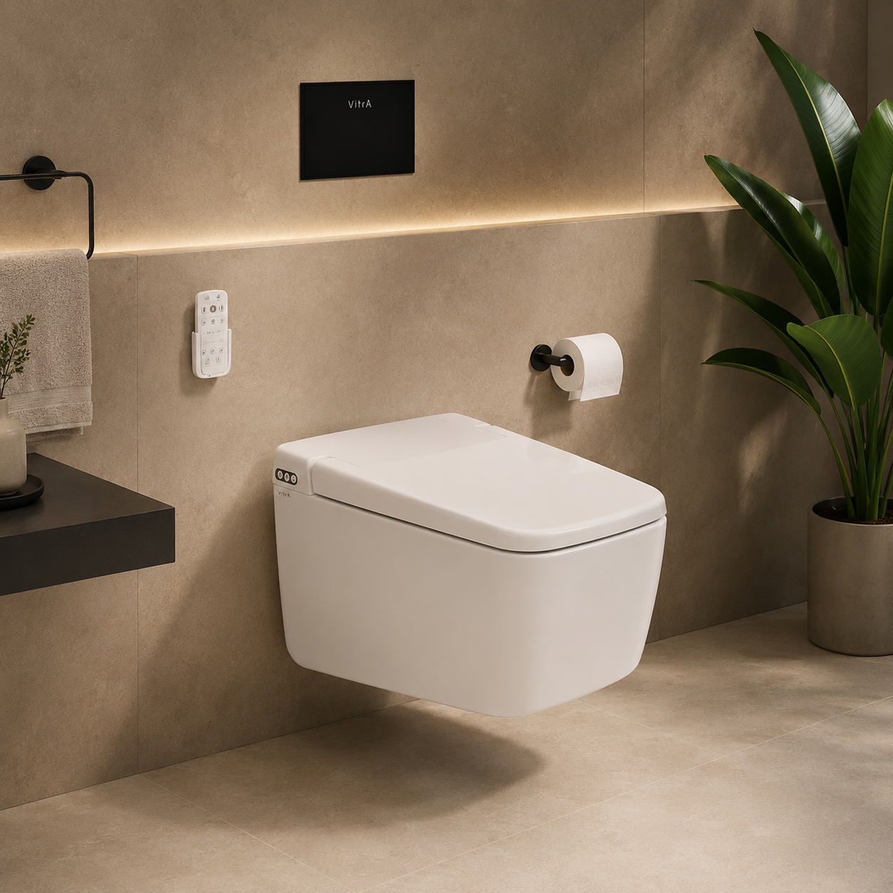 VitrA V-Care Prime Smart Wall-Hung Toilet